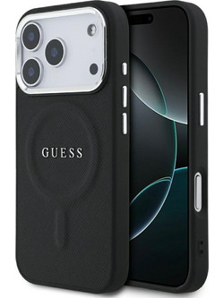 Guess Classic Logo MagSafe Back Cover Black (iPhone 18 Pro / 17 Pro)