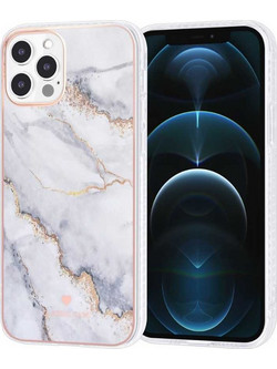 UNIQ Classic Θήκη iPhone 12 / 12 Pro TPU Marble White