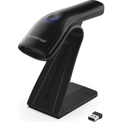 Barcode Scanner 1D & 2D Ενσύρματο & Ασύρματο Bluetooth Με Βάση 800mAh GTCODESTAR X-9200L