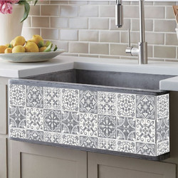 Αυτοκόλλητο Πλακάκι Tiles Γκρι Λευκό 20x30cm