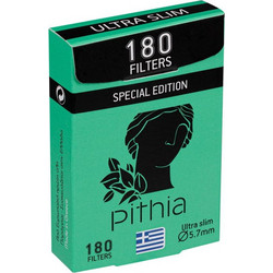 Φιλτράκια Στριφτού Τσιγάρου ΠΥΘΙΑ Ultra Slim 5.7mm 180 τμχ
