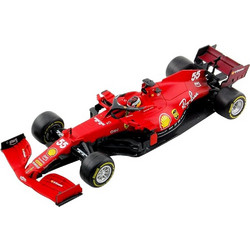 Bburago Ferrari SF21 Carlos Sainz 55 Diecast Model