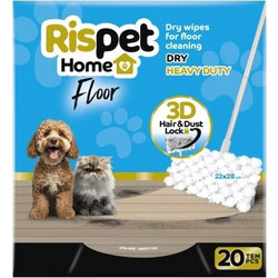 ΜΕΓΑ ΜΕΓΑ Rispet Home Heavy Duty 3D Στεγνά Πανάκια Καθαρισμού Πατώματος 22 x 28 cm, 20τμχ
