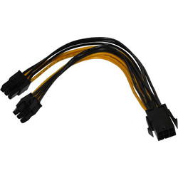 Makki Mining PCI-E Splitter 6pin - 2x 6pin - -CABLE-PCIE6-TO-2x6 - (MAKKI-CABLE-PCIE6-TO-2x6)