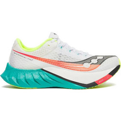 Saucony Endorphin Pro 4 Ανδρικά Αθλητικά Παπούτσια για Τρέξιμο Λευκά S20939-97