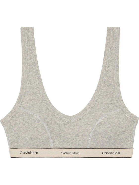 Calvin Klein Μπουστάκι χωρίς Μπανέλα Γκρι LV00QF8594-P7A