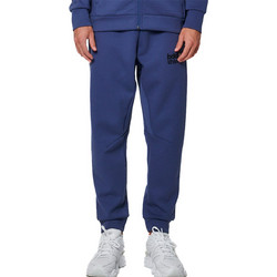 Body Action Ανδρικό Παντελόνι Φόρμας Fleece με Λάστιχο Royal Blue 023532