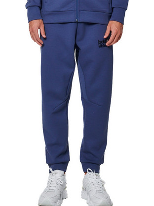 Body Action Ανδρικό Παντελόνι Φόρμας Fleece με Λάστιχο Royal Blue 023532