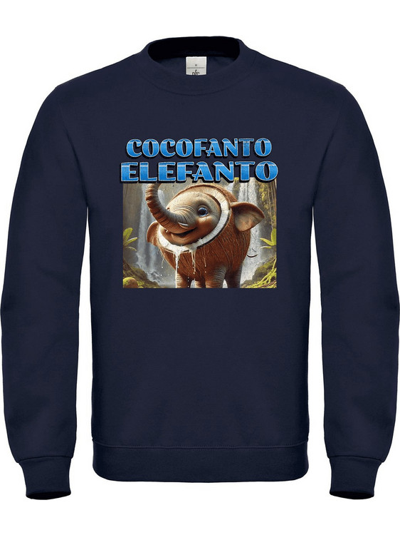 Gildan Cocofanto Elefanto Παιδικό Φούτερ Σκούρο Μπλε