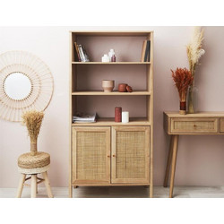 Μπουφές Bali Home Deco Factory με διαστάσεις 80x37x163cm - Απόχρωση Ξύλου