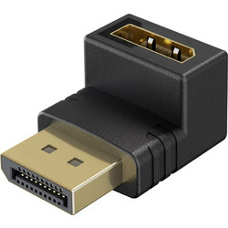 GOOBAY αντάπτορας DisplayPort 77129, 8K/144Hz, γωνιακός, μαύρος