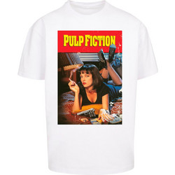 Pulp Fiction Poster Oversize Tee white