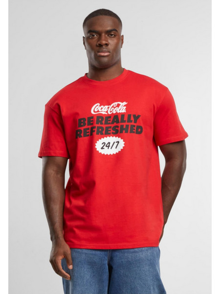 Coca Cola Refreshed Oversize Tee cityred