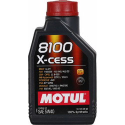 Motul 8100 X-Cess Συνθετικό Λάδι Αυτοκινήτου 5W-40 1lt