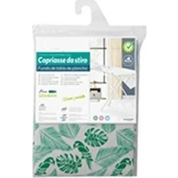 Σιδερόπανο Υφασμάτινο με λάστιχο 42x120 cm Λευκό με πράσινα φύλλα 5200887