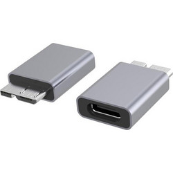 Αντάπτορας USB 3.0 Micro B Σε USB-c 5gbps Γκρι PTH-067 POWERTECH PTH-067