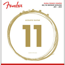 Fender Duo Tone 880CL Σετ 6 Χορδές Ακουστικής Κιθάρας 80/20 Bronze 11-52"