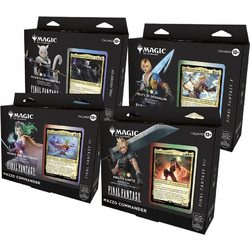 Magic the Gathering Final Fantasy Commander Decks Display (4) italian