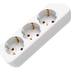 Πολύμπριζο Muhler with 3-way shuttered outlets