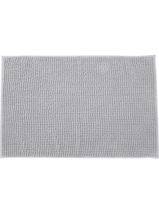 ESTIA ΤΑΠΕΤΟ ΜΠΑΝΙΟΥ BEADS 80x50cm ΠΟΛΥΕΣΤΕΡΑ ΓΚΡΙ ΑΝΟΙΧΤΟ