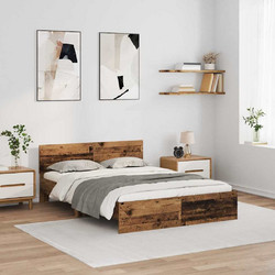 vidaXL Κρεβάτι από Επεξεργασμένο Ξύλο 160x200cm 3403613