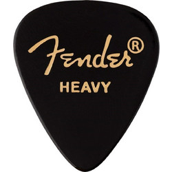 FENDER 351 Premium Celluloid Πέννες Heavy Black (12 τεμάχια)