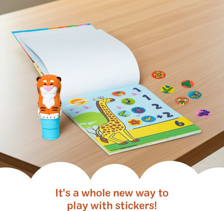 Melissa & Doug Sticker WOW! Βιβλίο Δραστηριοτήτων με Σφραγίδα Αυτοκόλλητων - Τιγράκι 32014