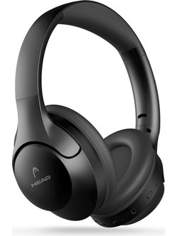 Ασύρματα Over Ear Ακουστικά Head με Active Noise Cancelling- Μαύρο