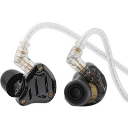 KZ ZS10 PRO 2 Ακουστικά Ψείρες In-Ear Μαύρα Διαφανή