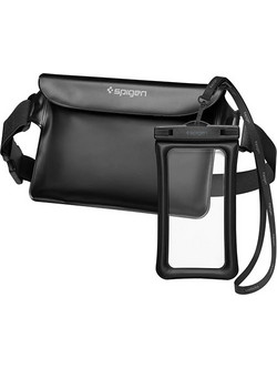 Spigen Θήκη Κινητού A621 Universal Waterproof Case & Waist Bag Black