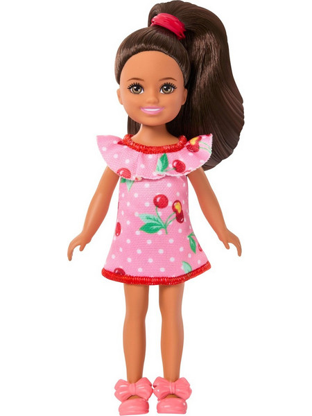 Mattel Barbie Family & Friends Club Chelsea Cherry Dress