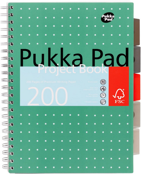 Pukka Pads Metallic Lined A4 Project Book