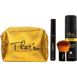 That'so Face Up & HD Face Brush & Extra-Up Mascara Kit (3 Προϊόντα) - Perfect Nude