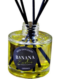 Keradiko Αρωματικό χώρου reed diffusers Μπανάνα 120ml 003081ΜΠΑ