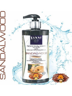Yanni Extensions Sandalwood Hand & Body Ενυδατική Κρέμα Σώματος 500ml