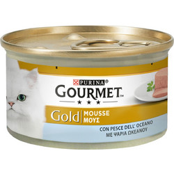 Purina Gourmet Gold Mousse Adult with Ocean Fish 85gr 12132304