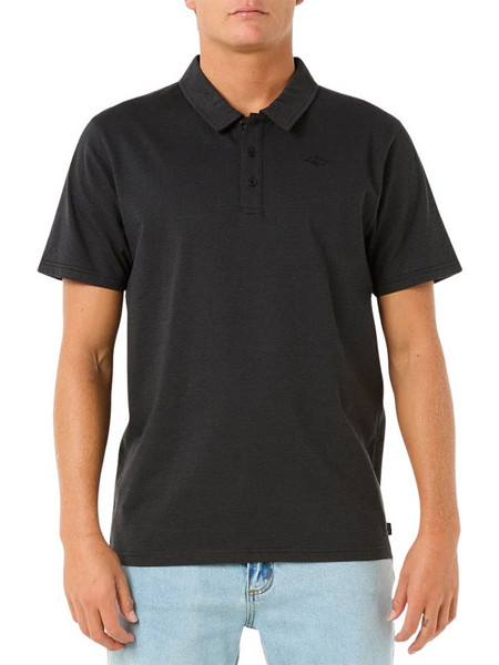 Rip Curl Easy As Ανδρική Μπλούζα Polo Μαύρη