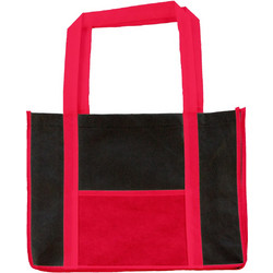 Τσάντα Ώμου Leisure Bag PP-383010-LB SG Accessories Non-Woven Red/Black