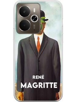 Θήκη Rene Magritte Realme 14 5G Flexible TPU (Διάφανη Σιλικόνη)