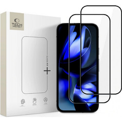 Tempered Glass Google Pixel 10a / 9a Tech-Protect Glass Fit+ Full Face Αντιχαρακτικό Γυαλί Προστασίας Οθόνης 2 Τεμάχια - Black (5906302392827)