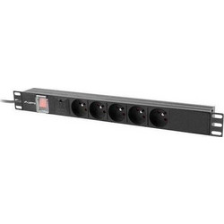 Lanberg Πολύπριζο Rack PDU-05E-0200-IEC-BK 1τμχ