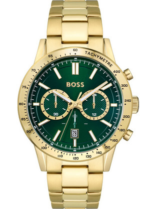 Hugo Boss Ανδρικό Ρολόι Χρονογράφος με Χρυσό Μεταλλικό Μπρασελέ 1513923