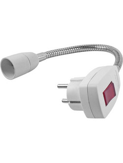 Πορτατφ σπιραλ πριζας με διακοπτη GU10 IP20 STECKER 4420