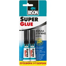 BISON ΚΟΛΛΑ ΣΤΙΓΜΗΣ 1+1 3gr 7006873