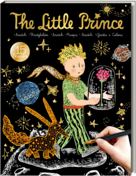 Avenir Avenir The Little Prince Scratch Book Βιβλίο Scatch με 15 Εικονογραφήσεις από τον Μικρό Πρίγκιπα