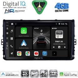 Digital IQ BXK 19758_CPAA Ηχοσύστημα Αυτοκινήτου 9" για VW Polo / T-Roc / T-Cross / Taigo 2017-2026