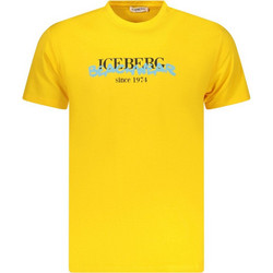 ICEBERG MEN'S SHORT-SLEEVED T-SHIRT YELLOW - ICE3MTS01_GIYELLOW