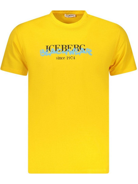 ICEBERG MEN'S SHORT-SLEEVED T-SHIRT YELLOW - ICE3MTS01_GIYELLOW