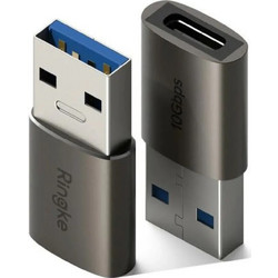 Ringke Μετατροπέας USB-A male σε USB-C male 2τμχ AP85500RS