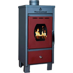 Thermosteel Χ10 Red Ατσάλινη Ξυλόσομπα 10.5kW